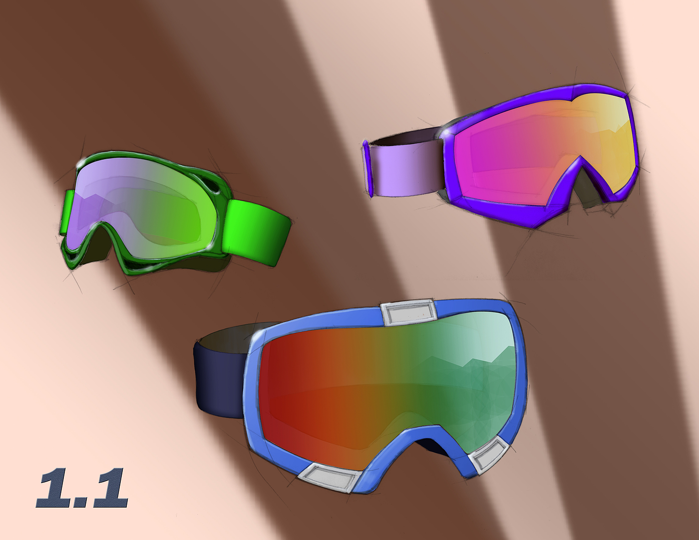 Snow goggle studies - 普象网
