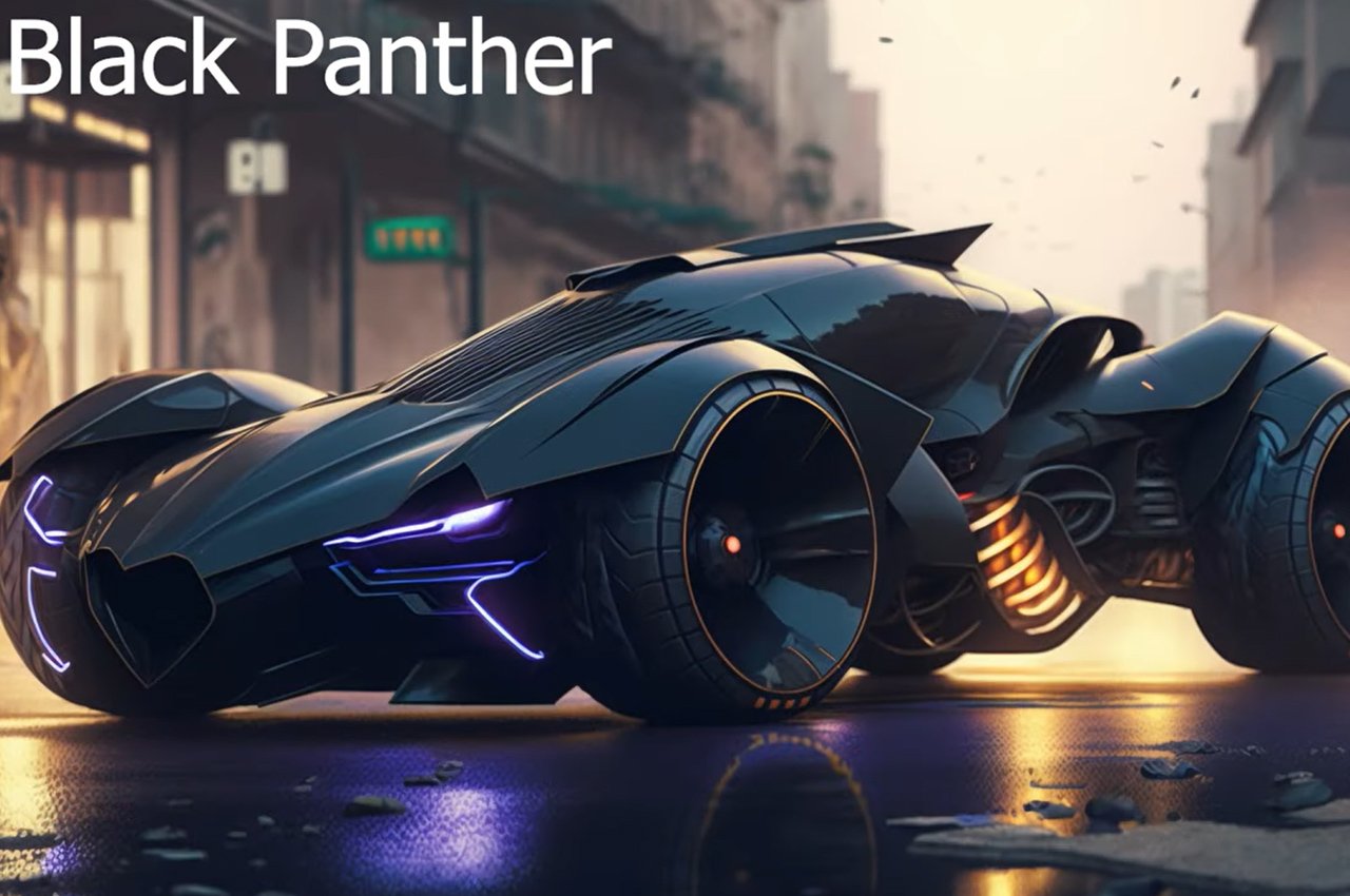 Marvel，AI generation，artificial intelligence，automobile，conceptual design，science fiction，