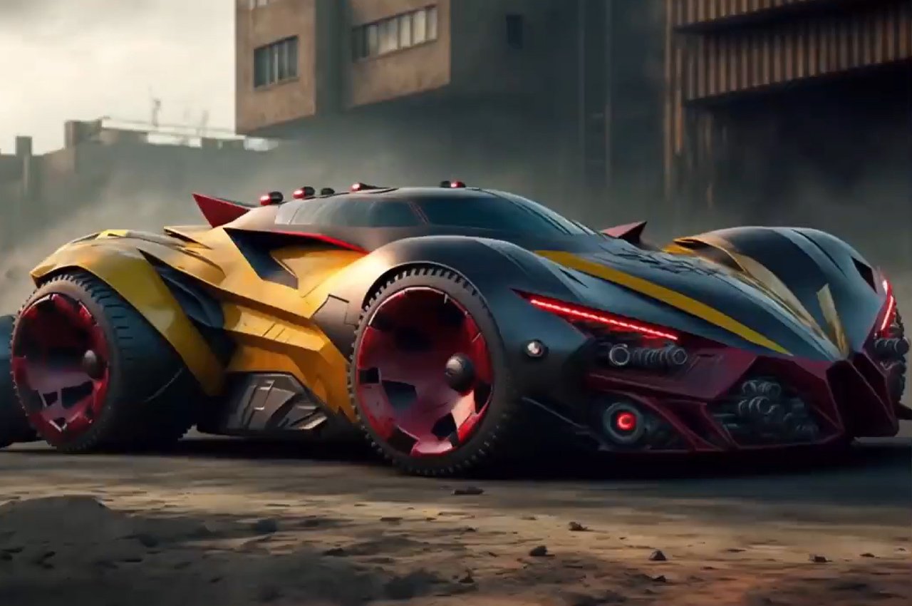 Marvel，AI generation，artificial intelligence，automobile，conceptual design，science fiction，