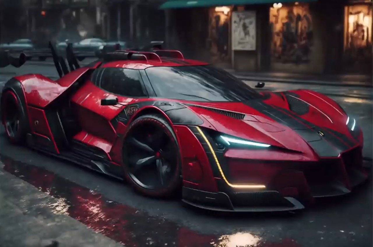 Marvel，AI generation，artificial intelligence，automobile，conceptual design，science fiction，