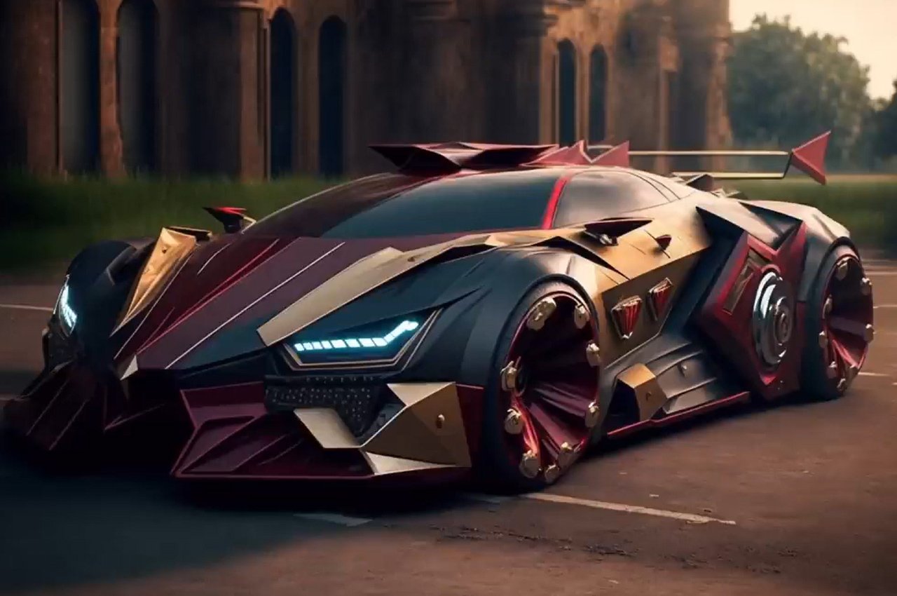 Marvel，AI generation，artificial intelligence，automobile，conceptual design，science fiction，