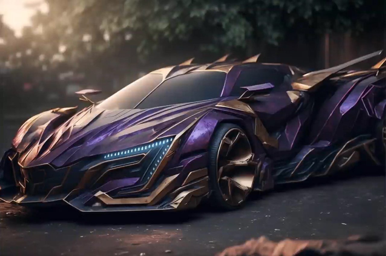 artificial intelligence，AI generation，conceptual design，science fiction，Marvel，automobile，