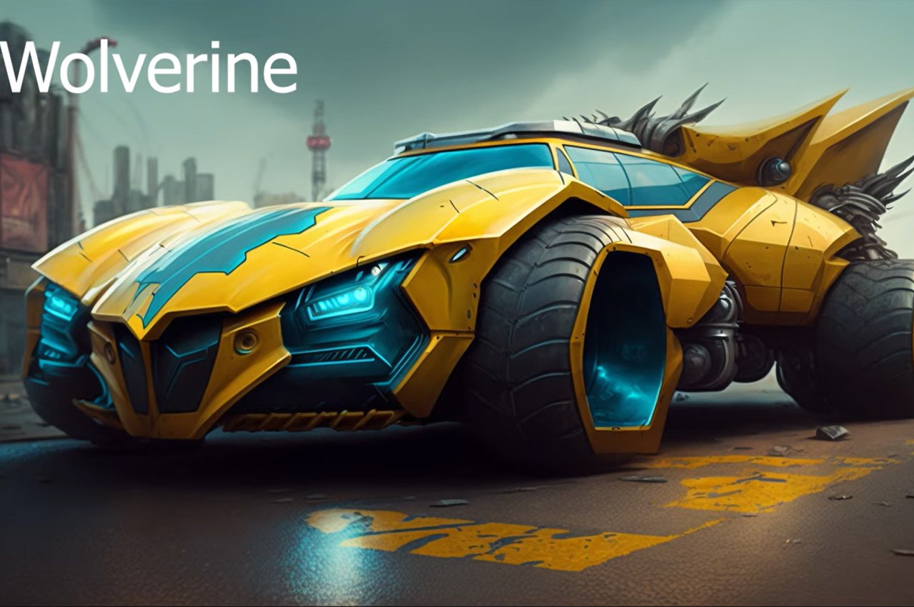 artificial intelligence，AI generation，conceptual design，science fiction，Marvel，automobile，