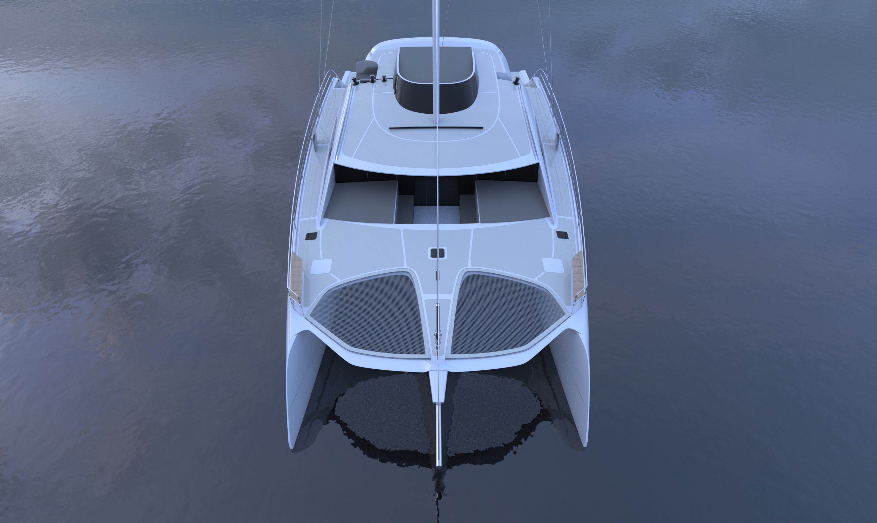 vehicle，catamaran，Model，Render，