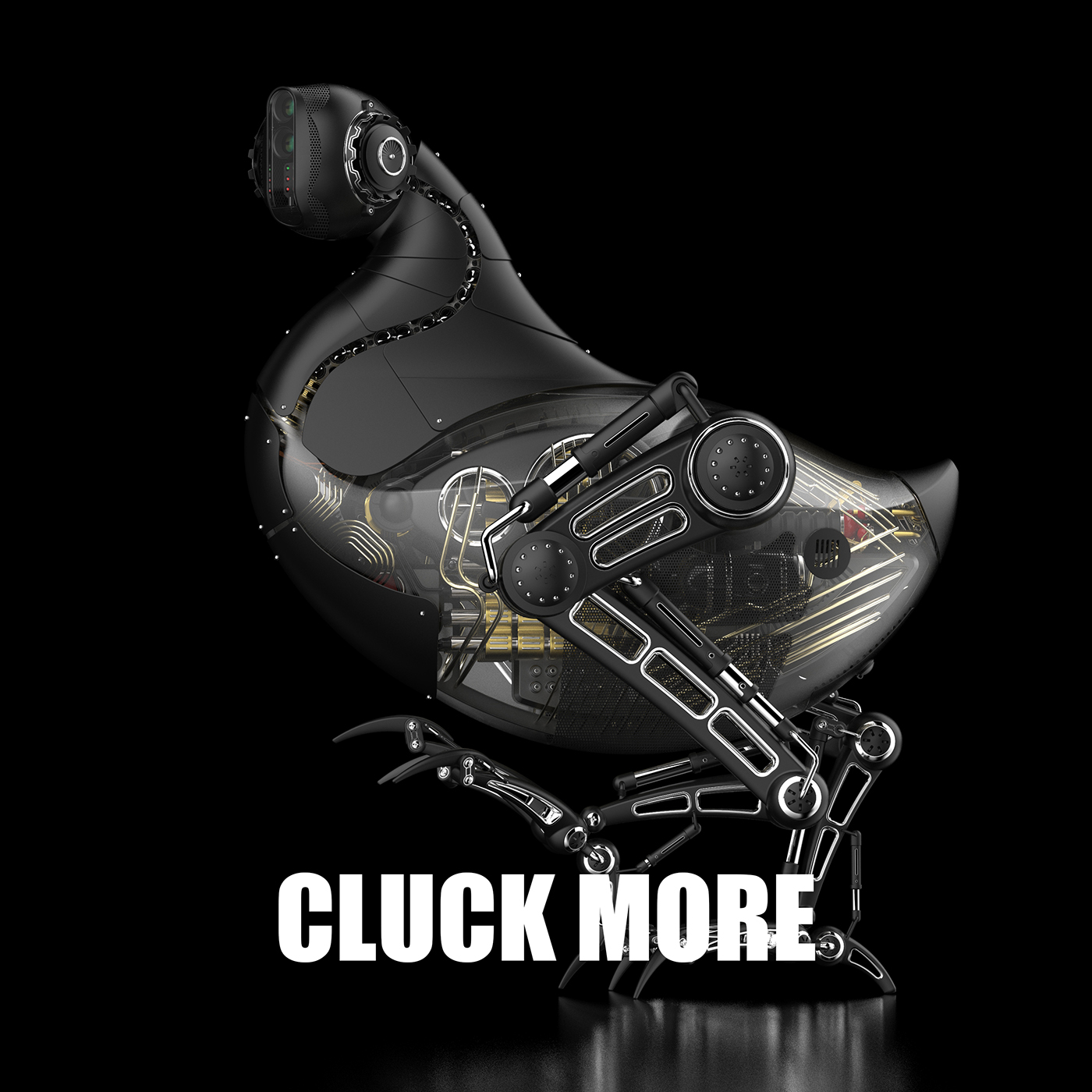 robot，GLOCK，chicken，