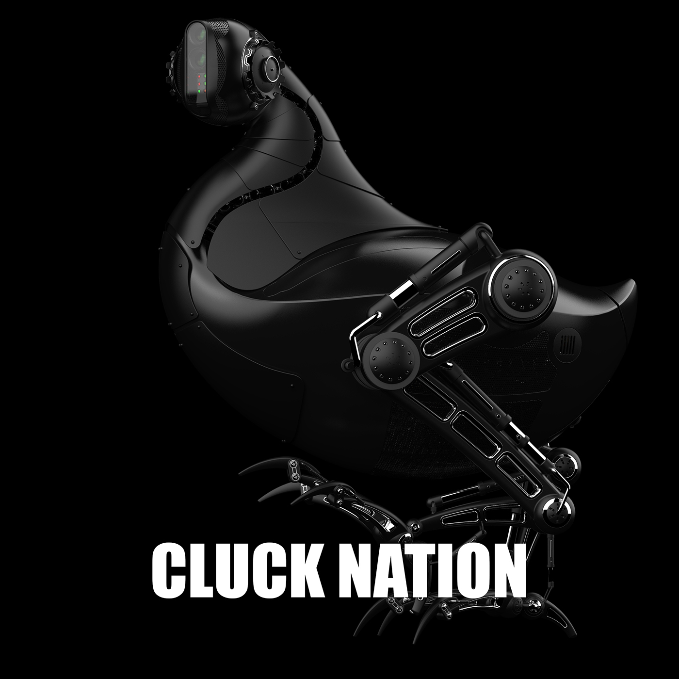 robot，GLOCK，chicken，