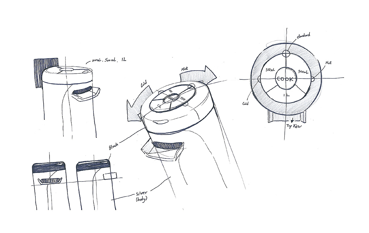 Kitchenware design，Metal，ration，