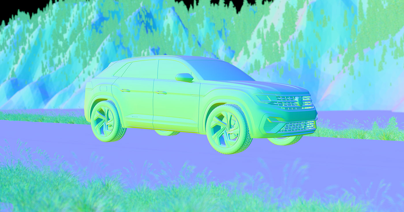 Automobile design，Digital art，Modeling and rendering，