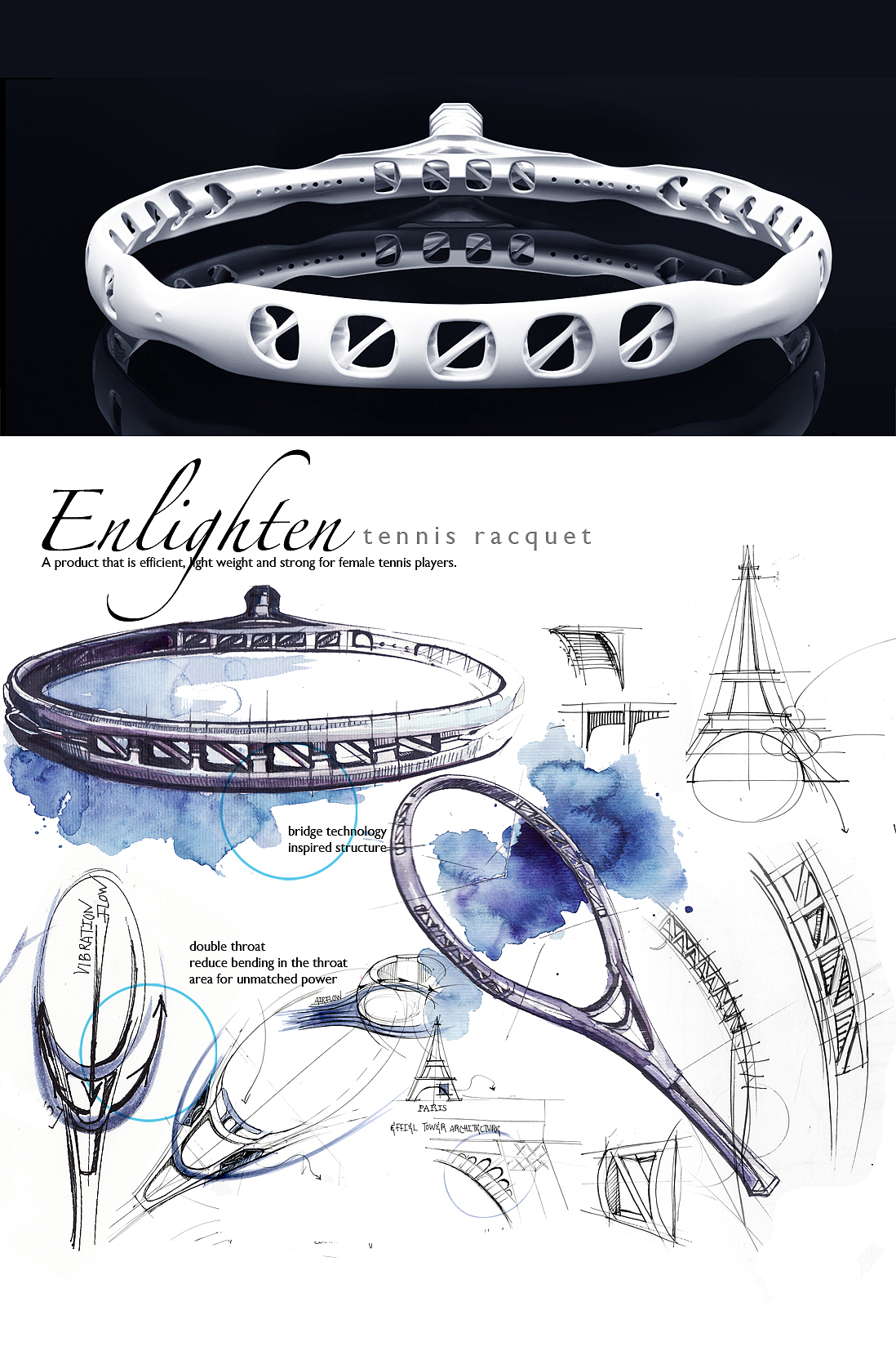 Zenath Tennis Racket Enighten Tennis Racquet - 普象网