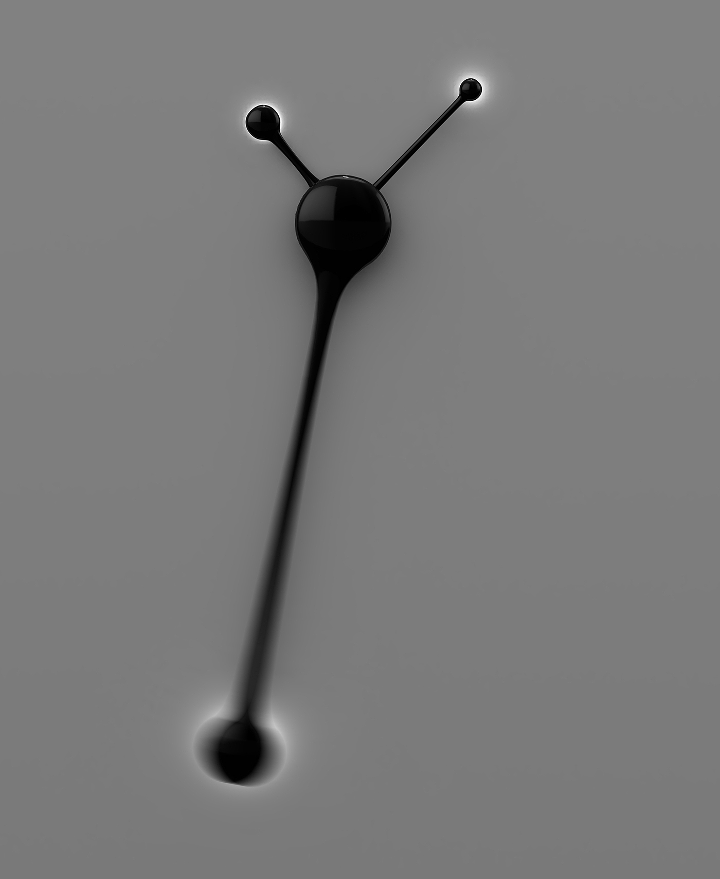 PENDULUM，luminescence，black，Wall clock，