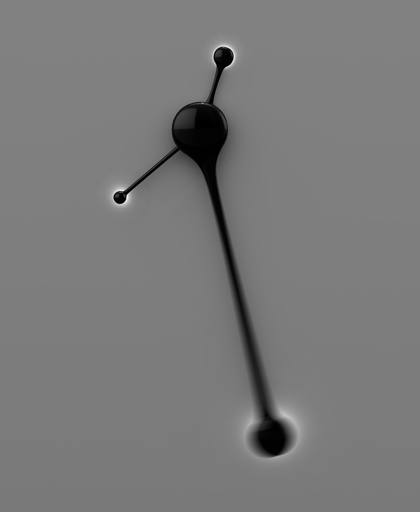 PENDULUM，luminescence，black，Wall clock，