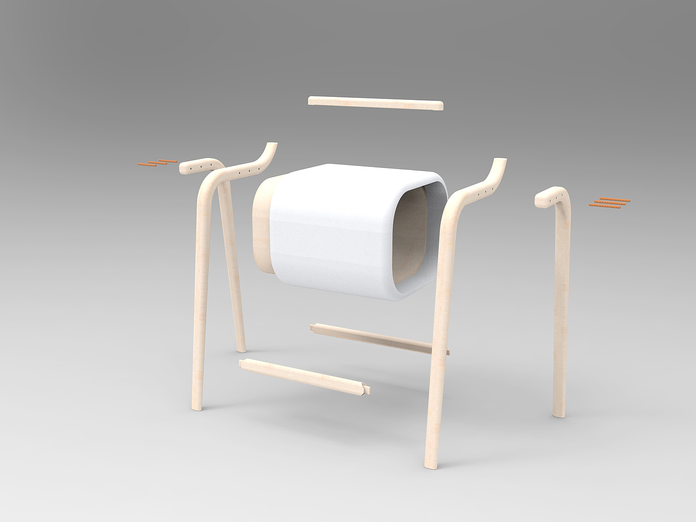 椅子，木质，产品设计，草图，