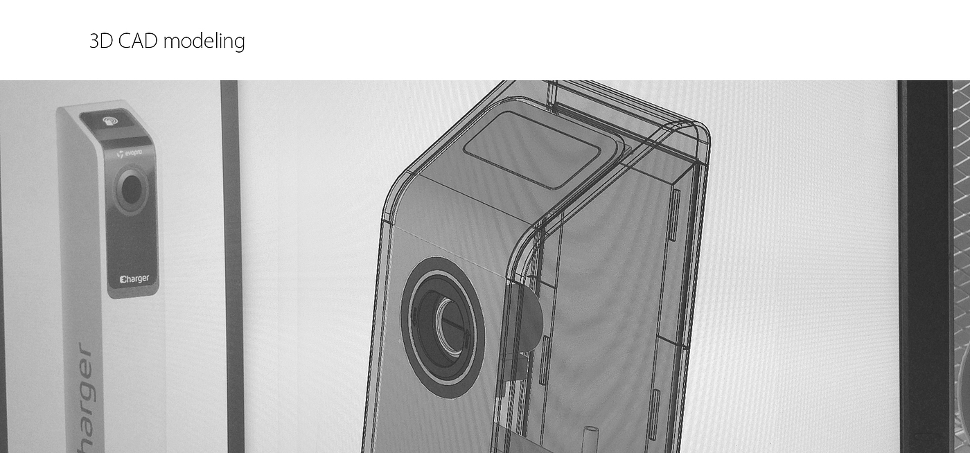 white，sketch，product design，Charging pile，