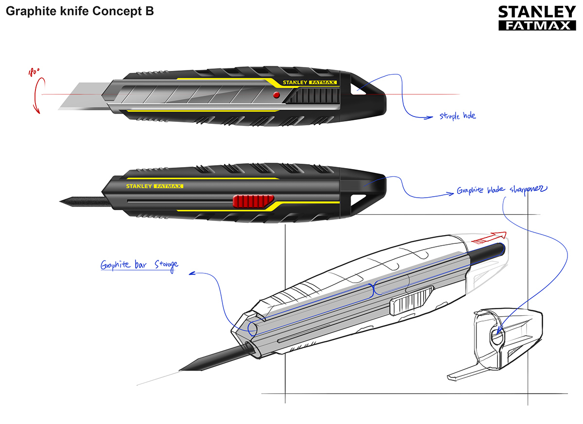 industrial design，product design，tool，knife，sketch，cutting，