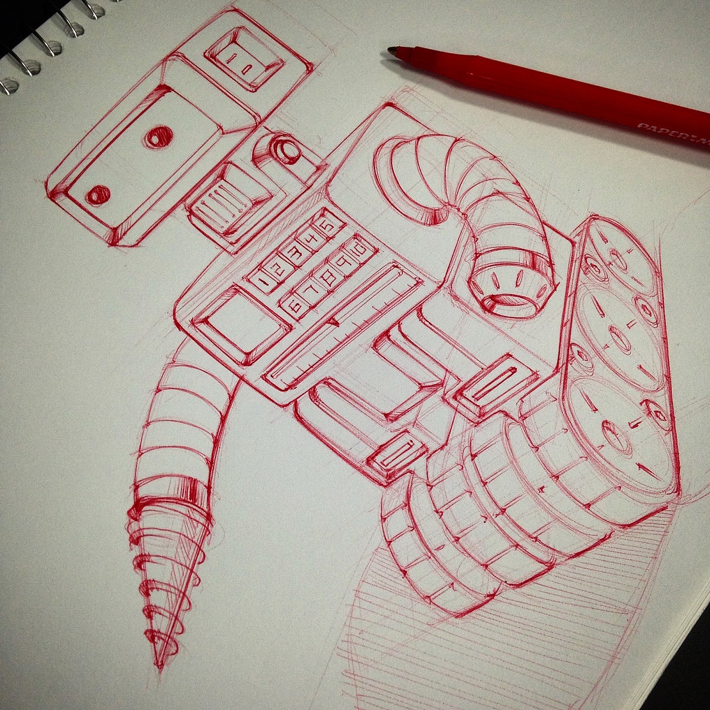 Hand drawn，sketch，Automatic design，Colored lead，