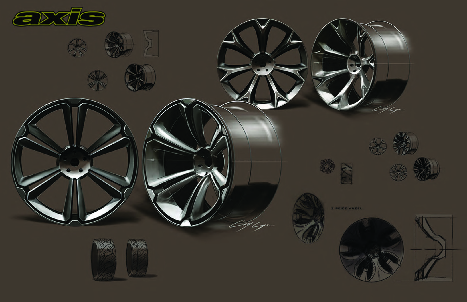 Axis Wheels - 普象网