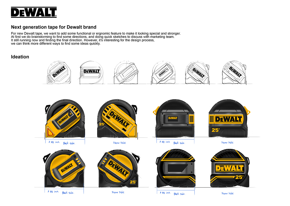 industrial design，product design，tool，hold，Tape measure，measure，