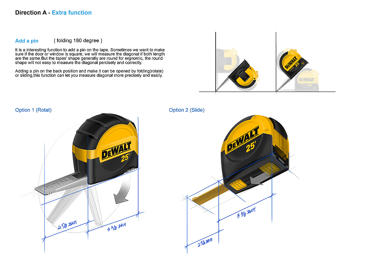 industrial design，product design，tool，hold，Tape measure，measure，