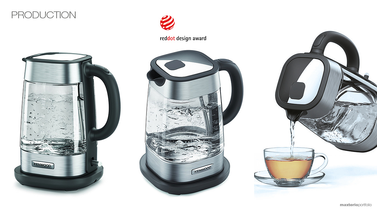 kenwood，kettle，product design，industrial design，Red dot award，