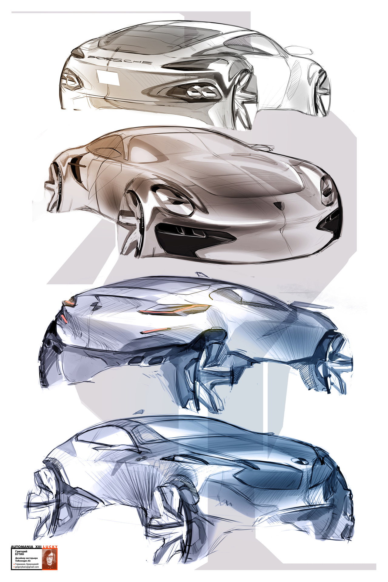 Hand drawn products，modeling，Digital art，