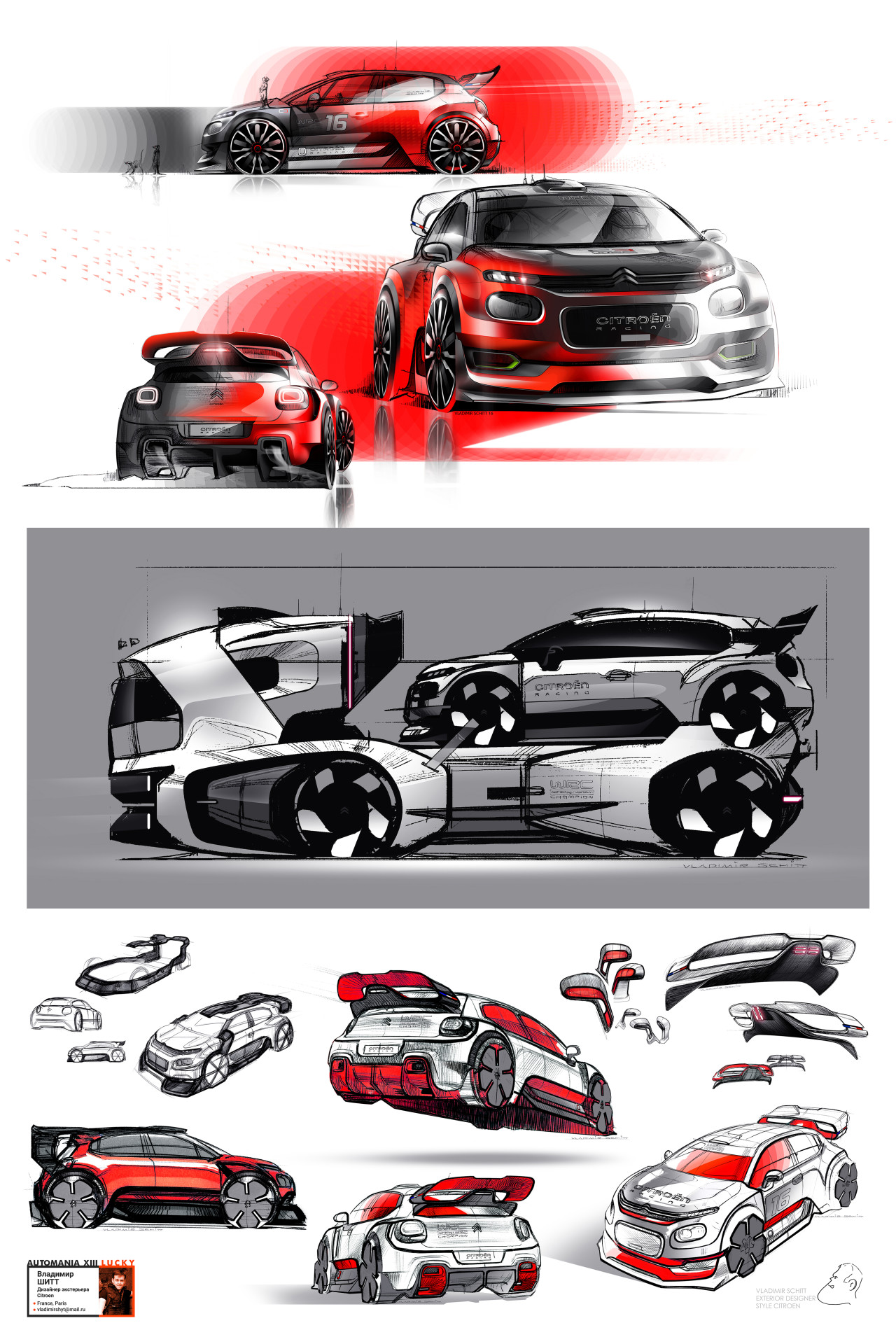 Hand drawn products，modeling，Digital art，