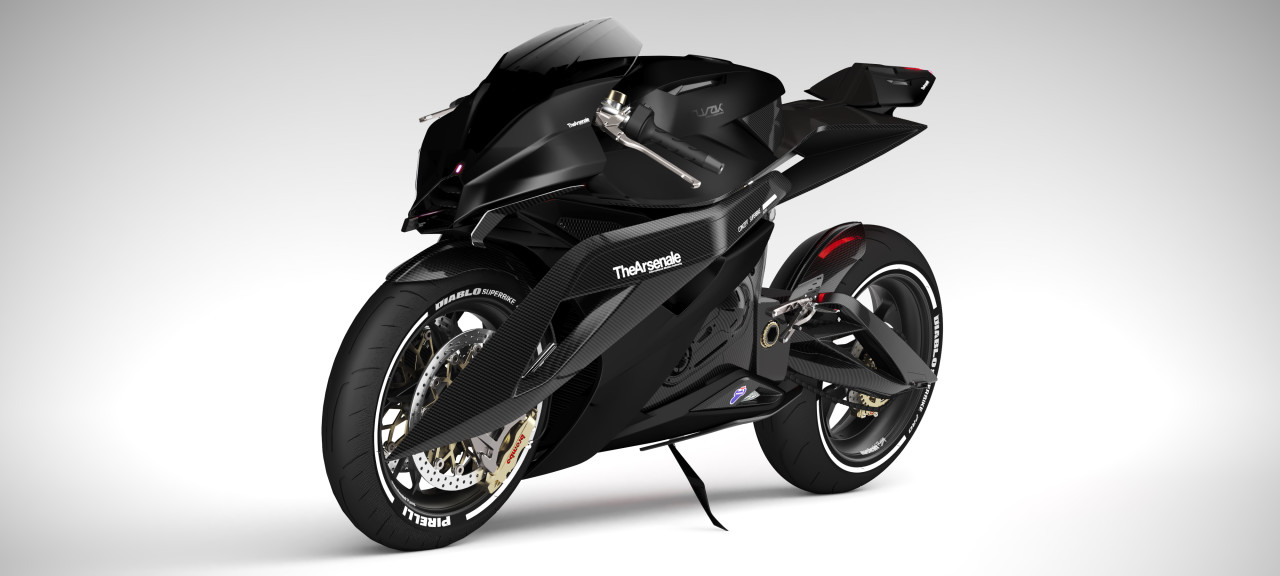 vehicle，concept，black，motorcycle，