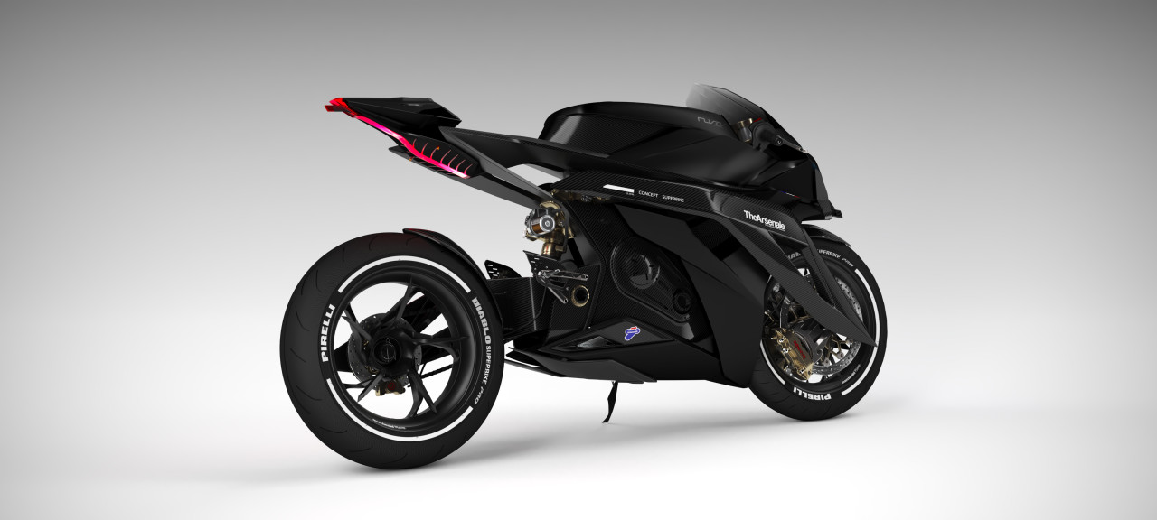 vehicle，concept，black，motorcycle，