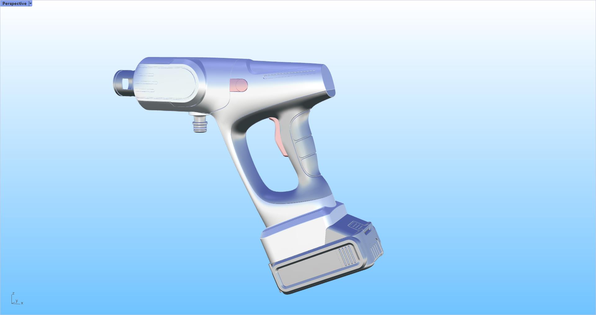 Water gun，Rhinoceros modeling，rhino modeling tutorial，Tutorial sharing，industrial design，Modeling tutorial，