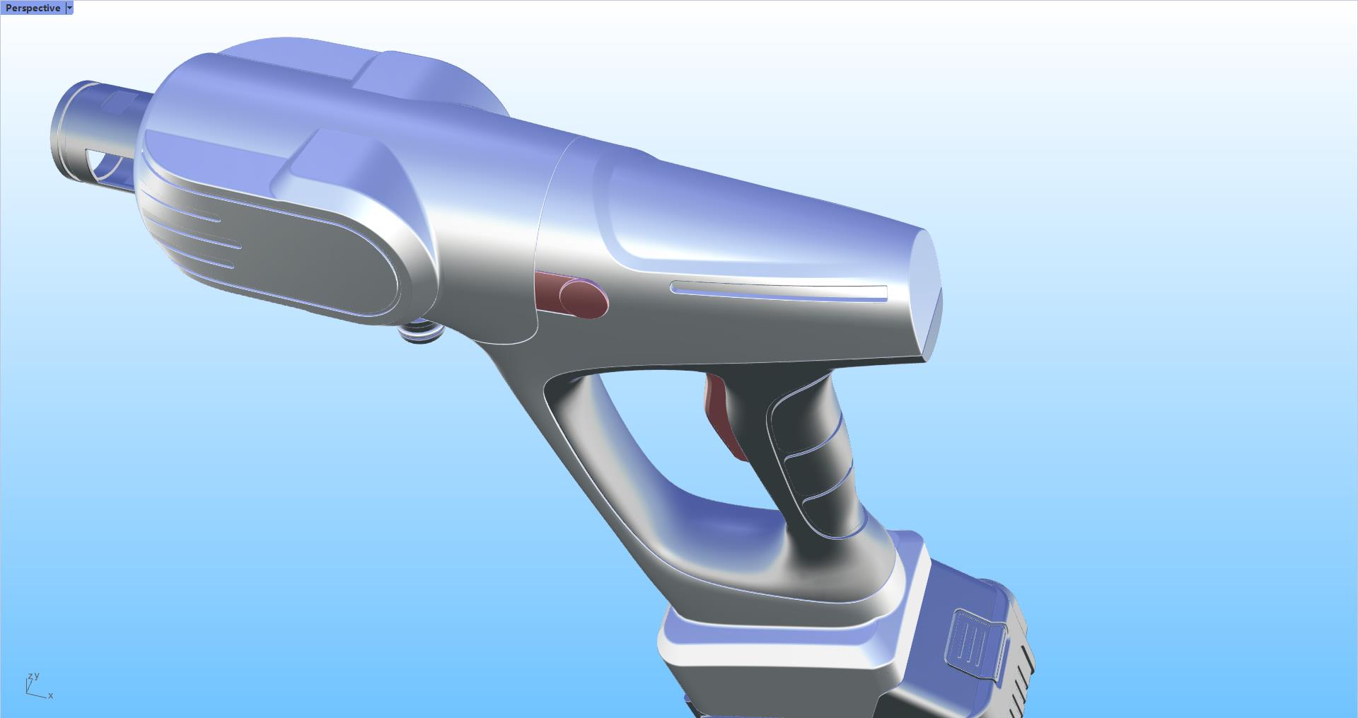 Water gun，Rhinoceros modeling，rhino modeling tutorial，Tutorial sharing，industrial design，Modeling tutorial，