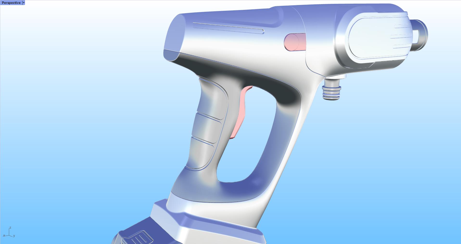 Water gun，Rhinoceros modeling，rhino modeling tutorial，Tutorial sharing，industrial design，Modeling tutorial，