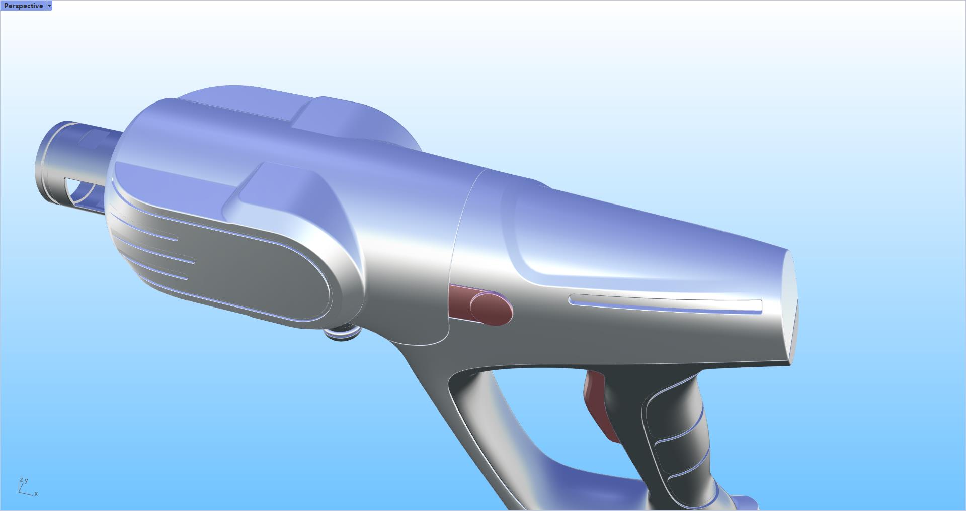 Water gun，Rhinoceros modeling，rhino modeling tutorial，Tutorial sharing，industrial design，Modeling tutorial，