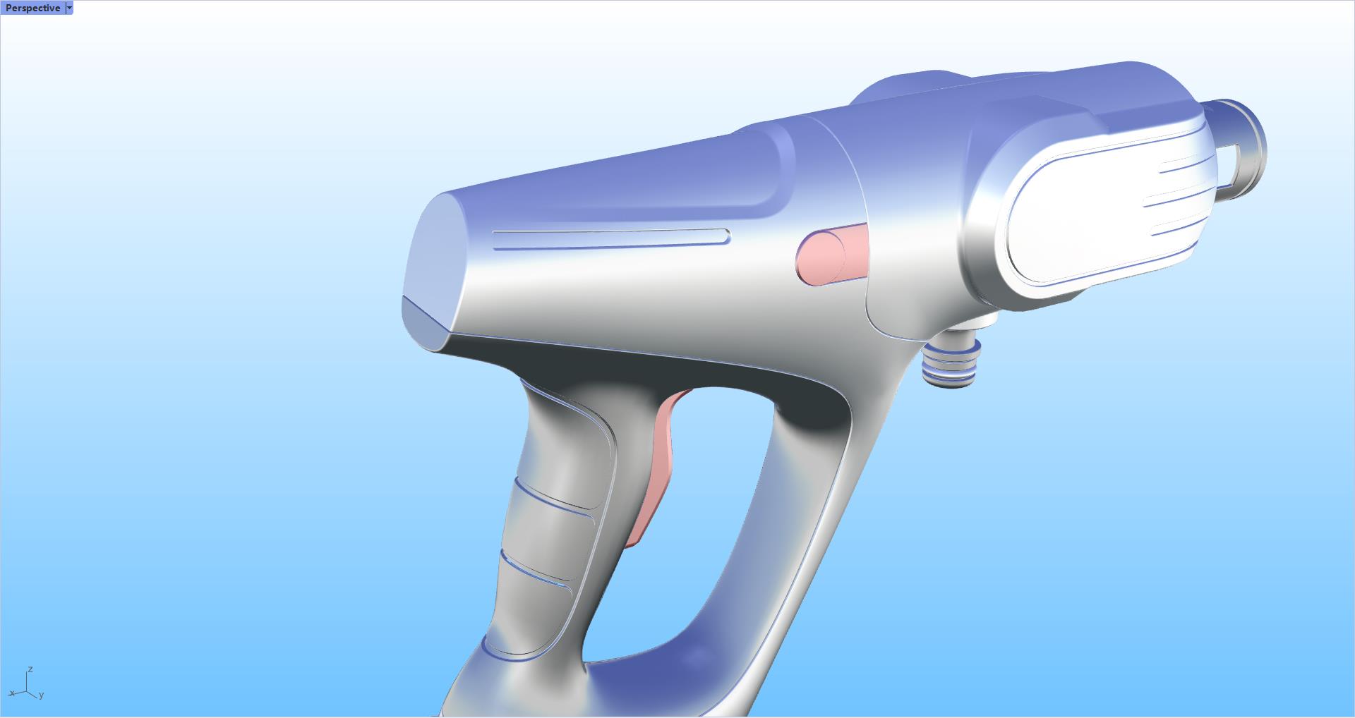 Water gun，Rhinoceros modeling，rhino modeling tutorial，Tutorial sharing，industrial design，Modeling tutorial，