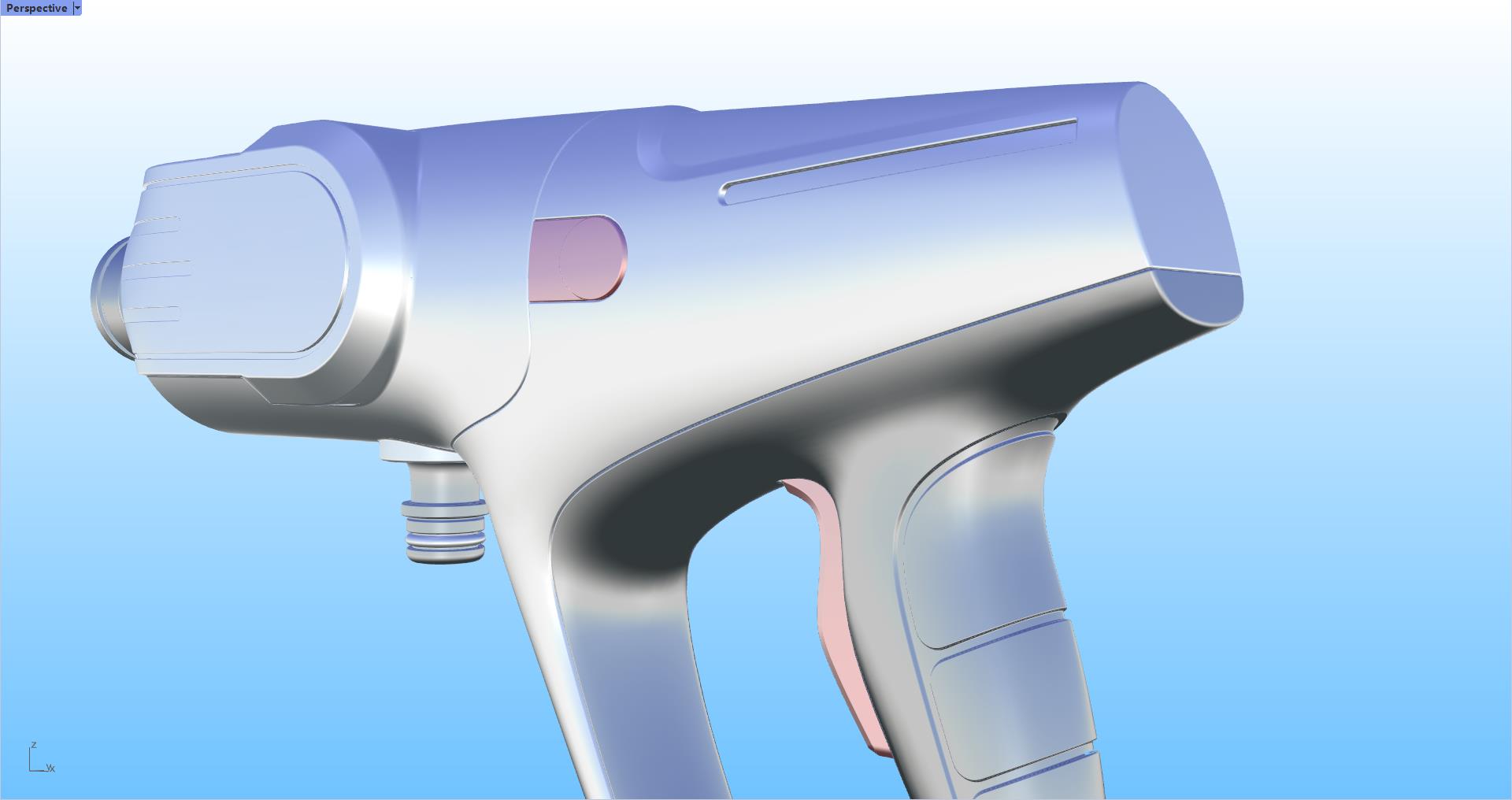 Water gun，Rhinoceros modeling，rhino modeling tutorial，Tutorial sharing，industrial design，Modeling tutorial，