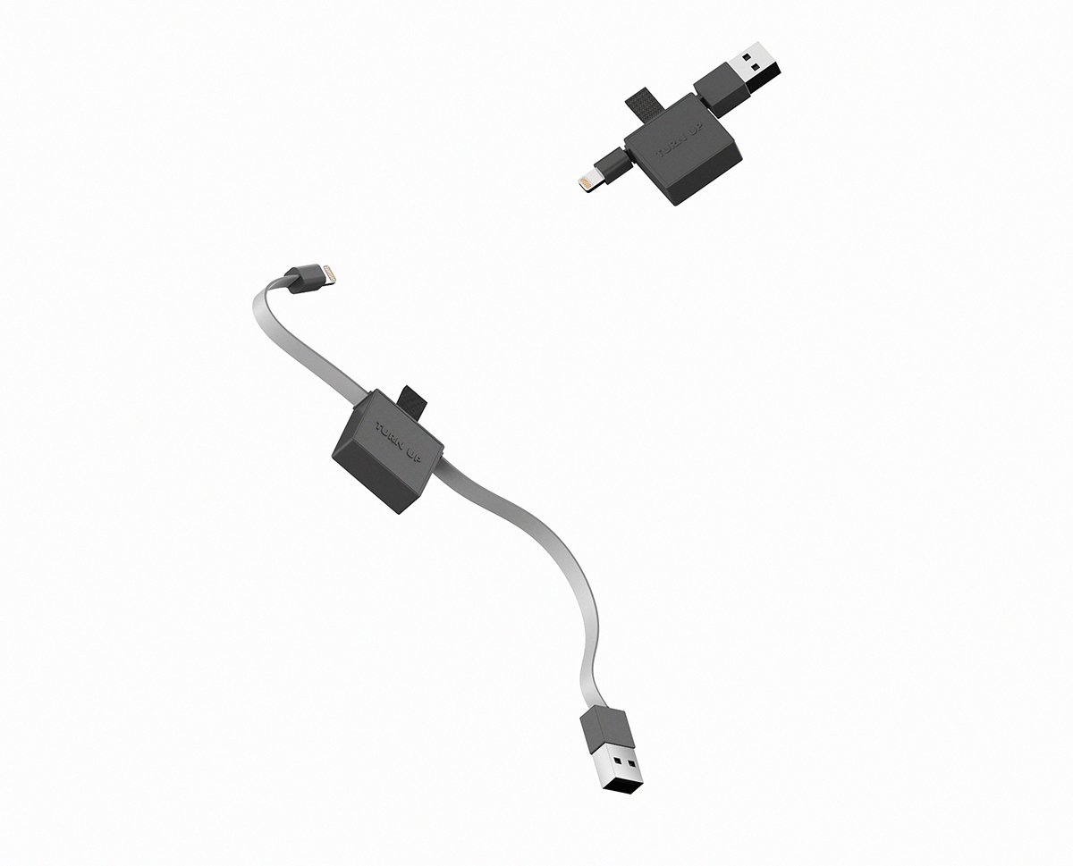 product design，intelligence，"TURN-UP"，portable source，Power bank，