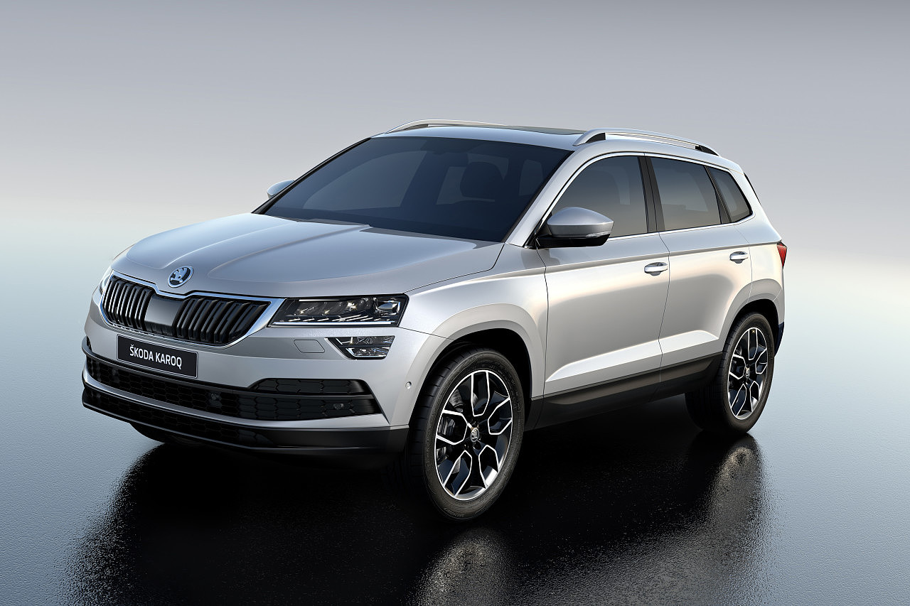 silver，Automatic design，suv，SKODA，