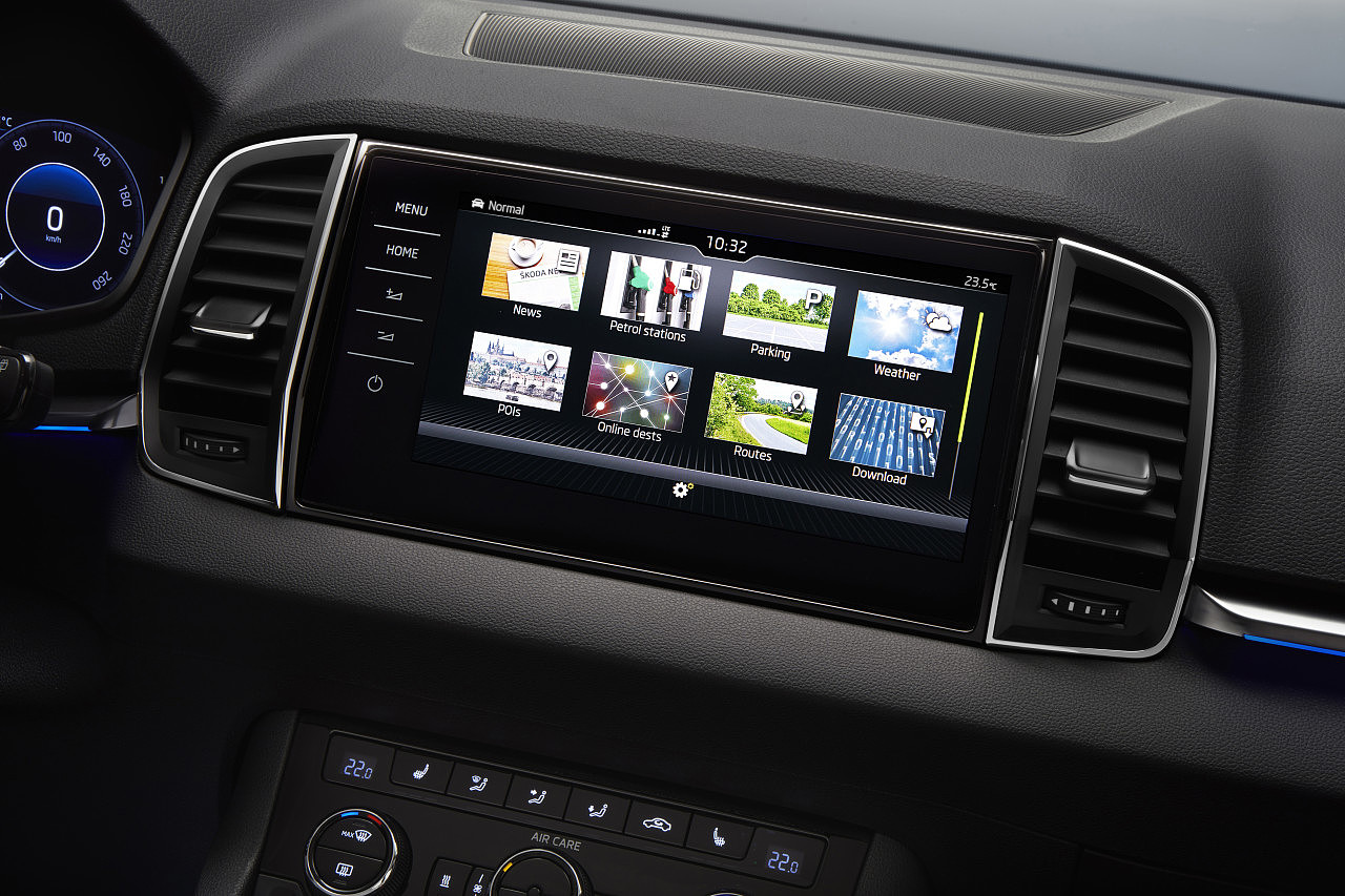 silver，Automatic design，suv，SKODA，