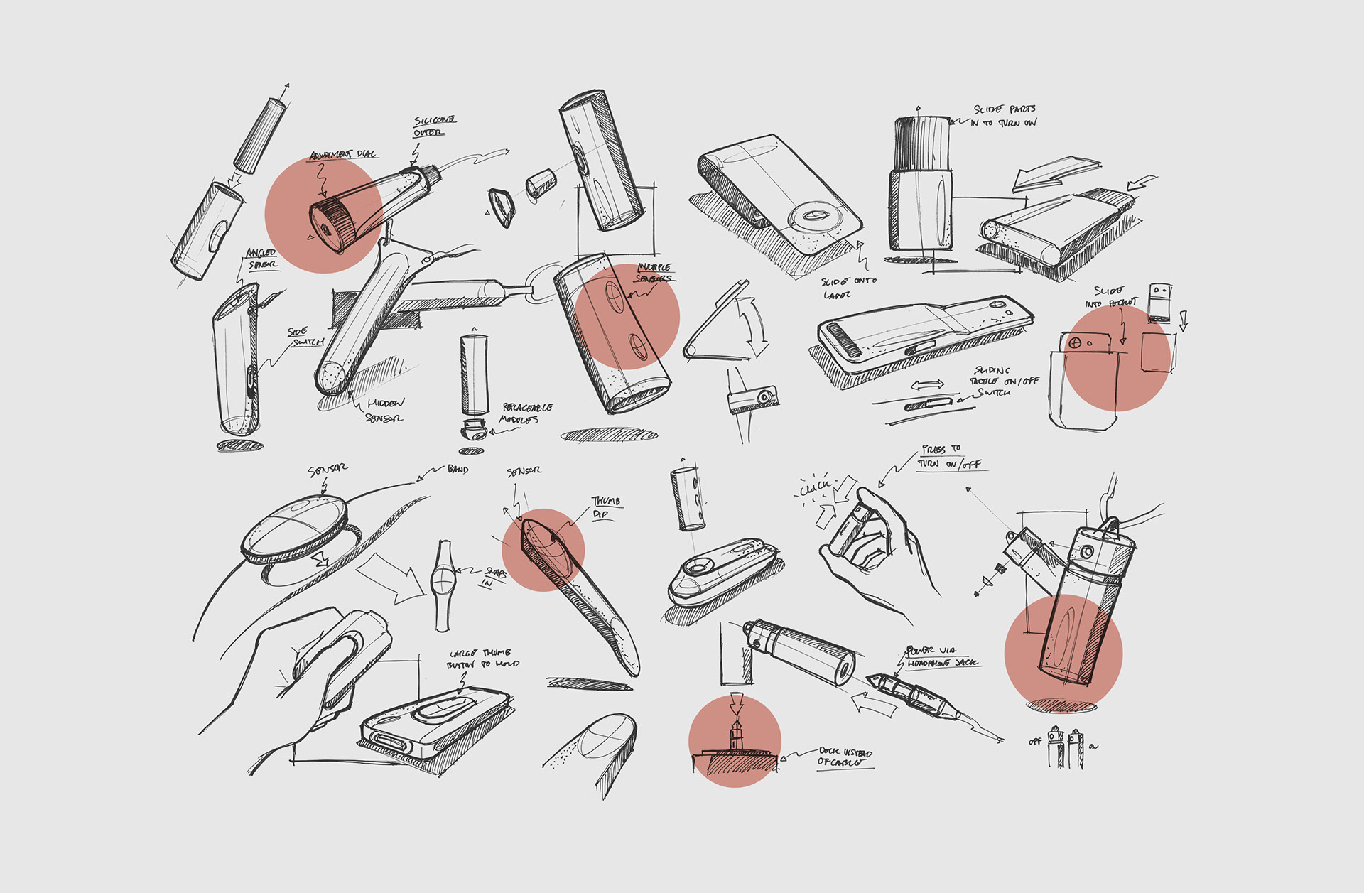 Maptic，Tactile navigation，sketch，product design，