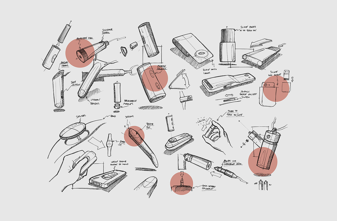 Maptic，Tactile navigation，sketch，product design，