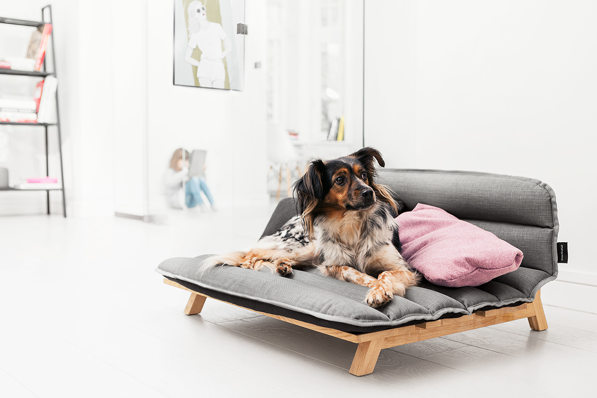 Bed，dog，waterproof，Oak frame，Kordula mattress filled with PU foam，Name，