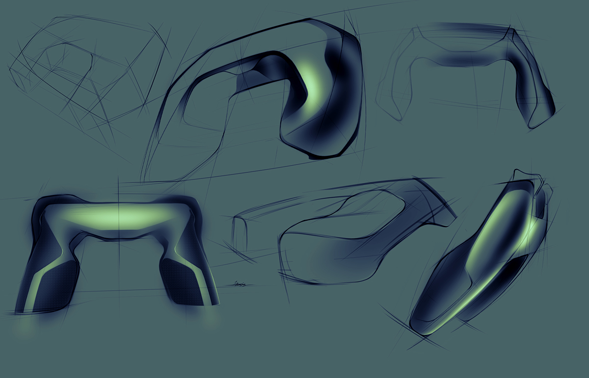 Hand drawn，product design，