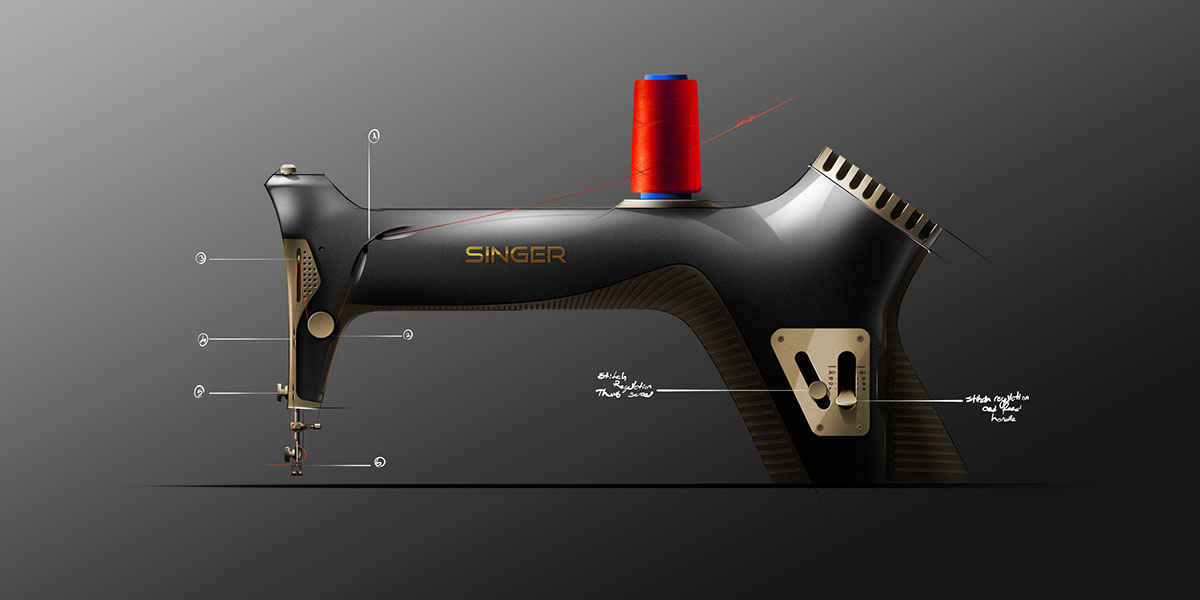 Hand drawn，product design，