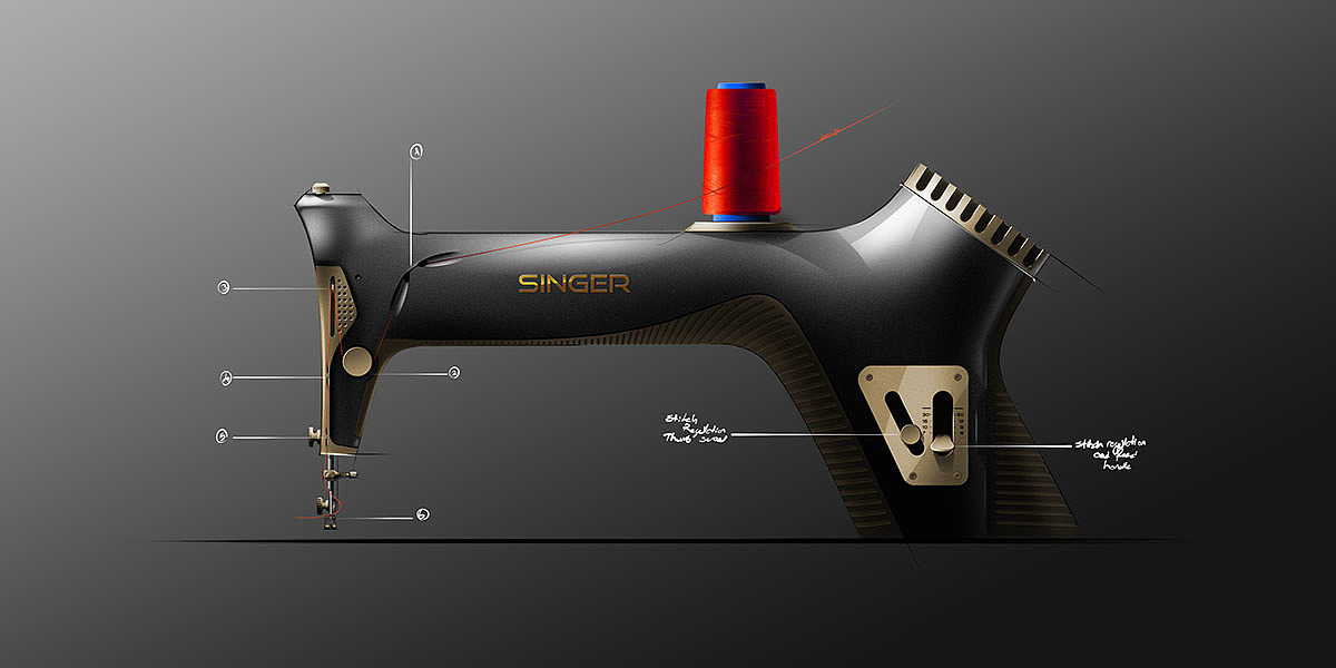 Hand drawn，product design，