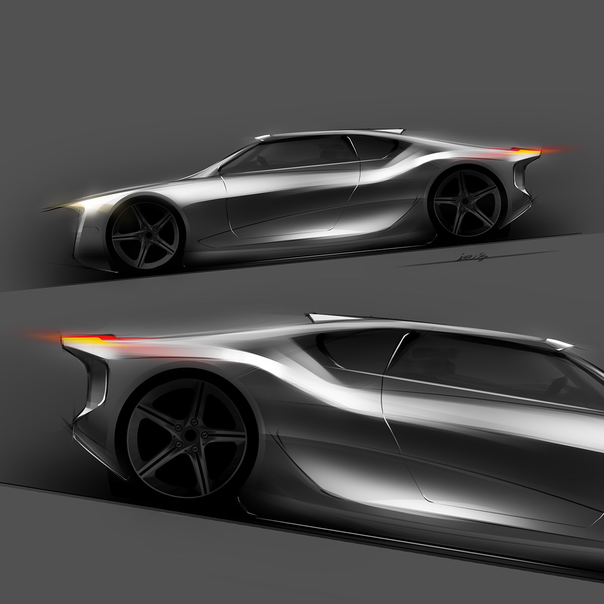 Hand drawn，product design，