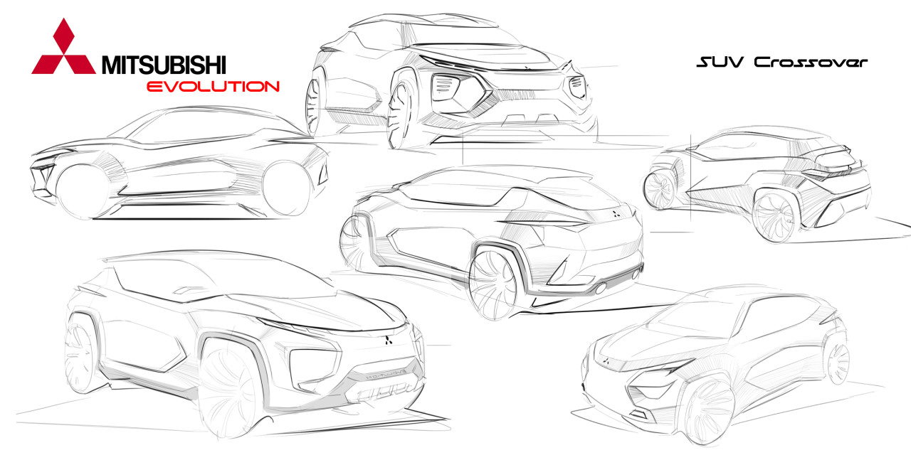 Hand drawn，painting，ps，automobile，outdoors，Travel，