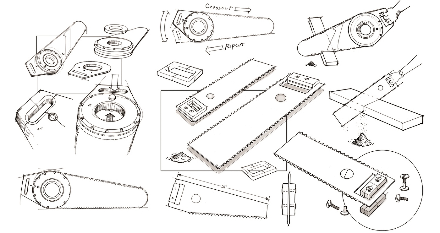 Tilt lock saw，Improved design，Hand tools，