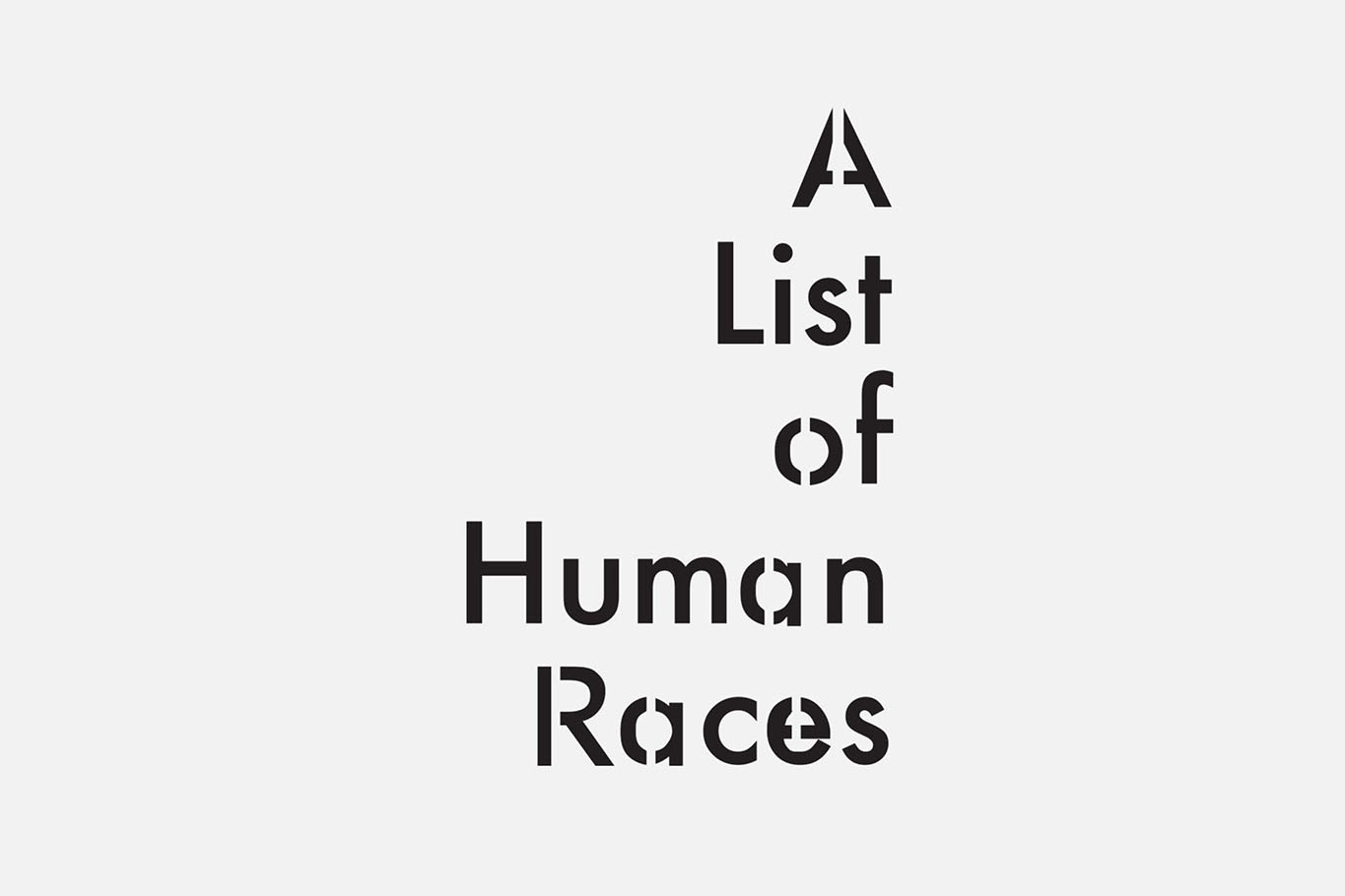 A List of Human Races - 普象网
