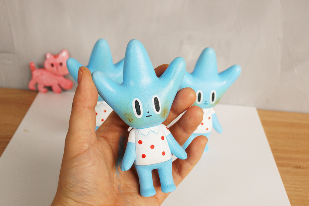 manual，resin，Art toys，Starfish，