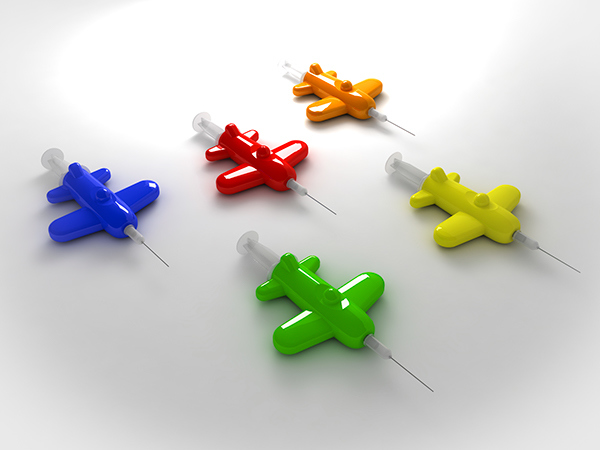 medical care，children，Syringe，aircraft，healthy，