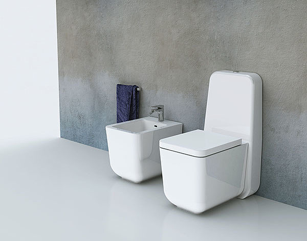 bathroom，concise，closestool，basin，water tank，