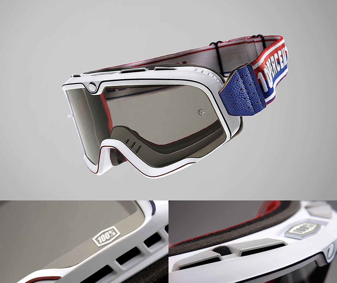 Goggles，Racing driver，Barstow，100%，Iconic，
